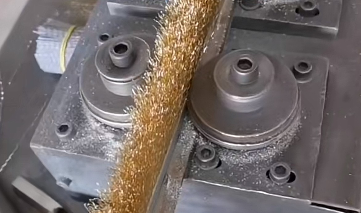  brass wire strip brush