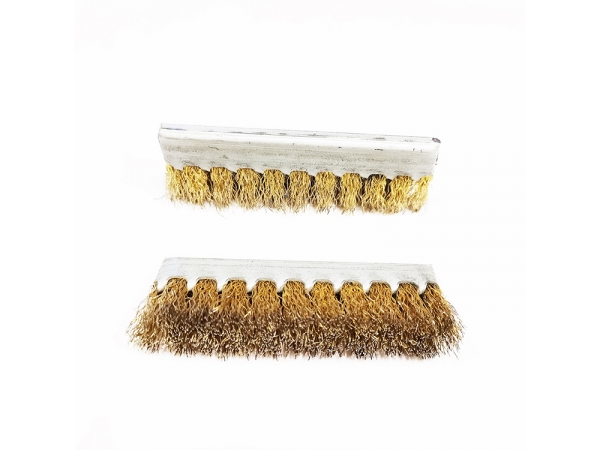 Double Band Brass Coated Strip Brush: A Powerful Tool For Industrial Rust Removal And Descaling