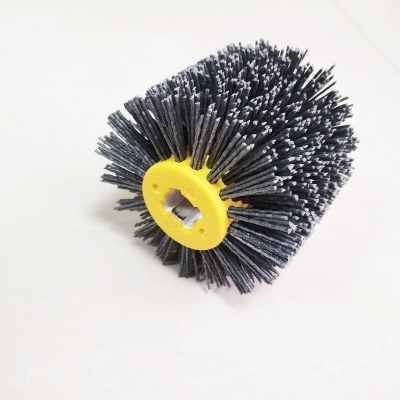 Wire Drawing Grinding Satanizing Roller Tool Abrasive Nylon Wheel Brush