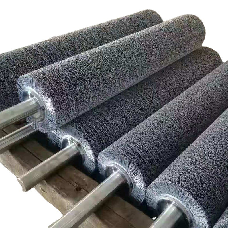 Abrasive nylon polishing brush