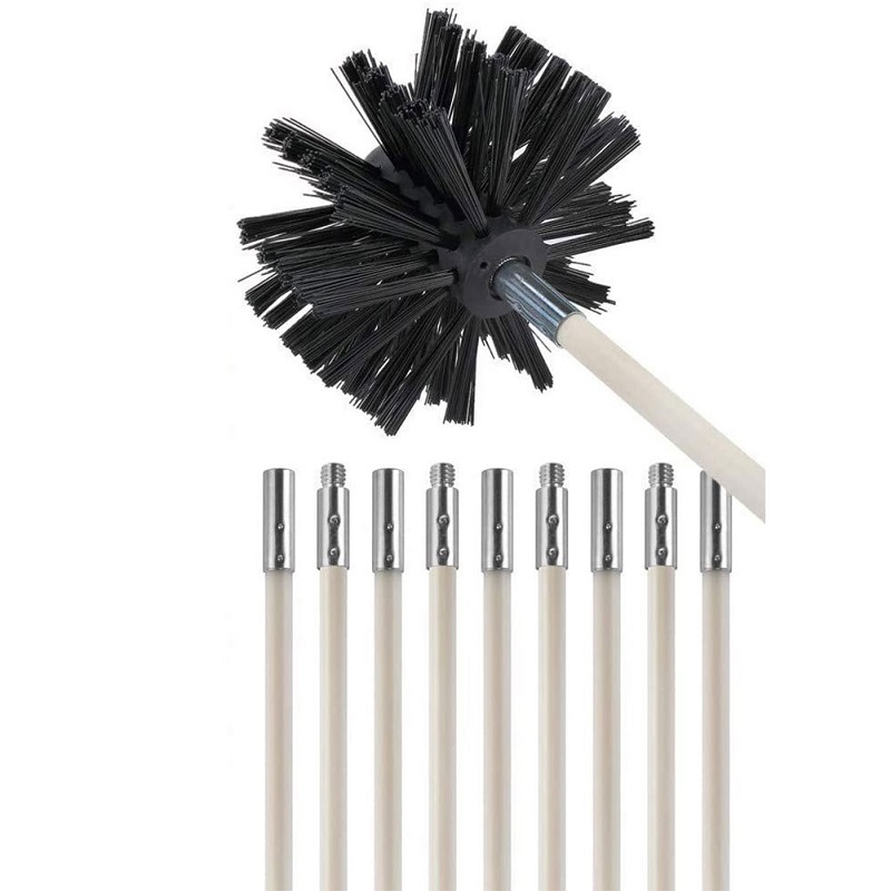 chimney cleaning brush kit
