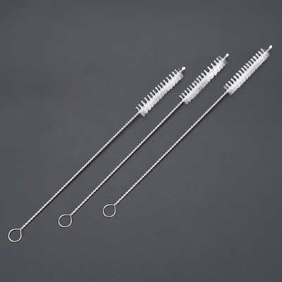 Long Handle Nylon Bristle Tube Drinking Straw Brush Cleaner