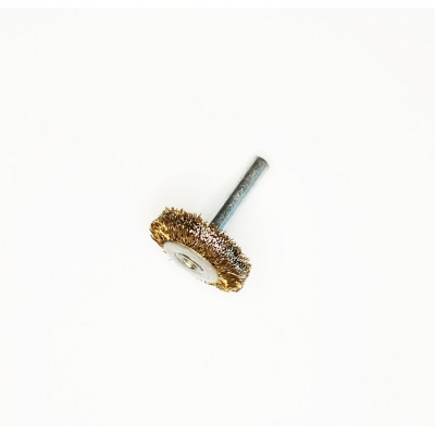 Rust Removal 32 mm Brass Steel Wire Wheel Brush