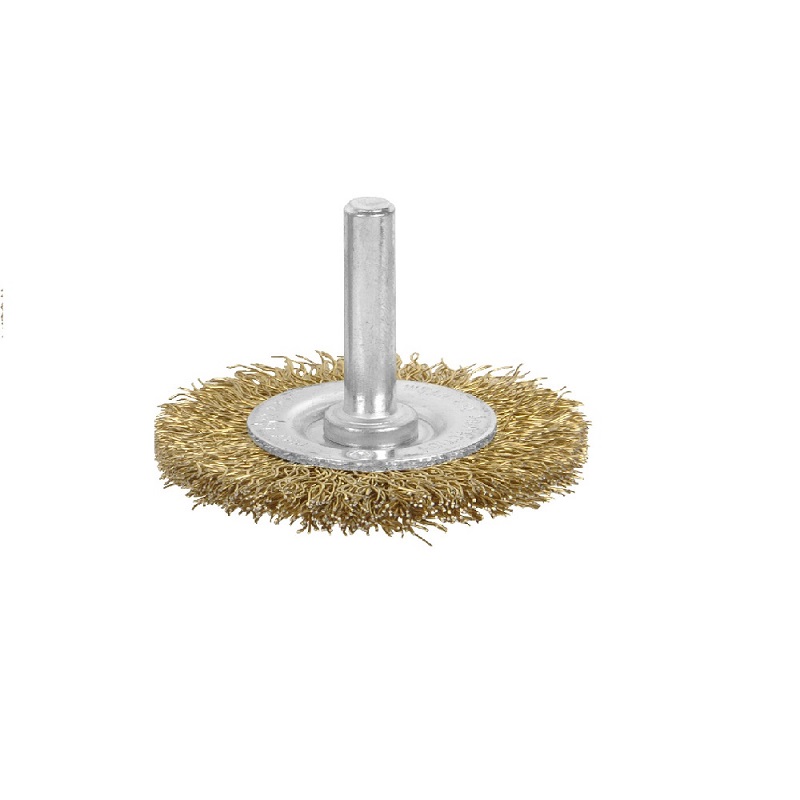 mandrel mounted brush wheel