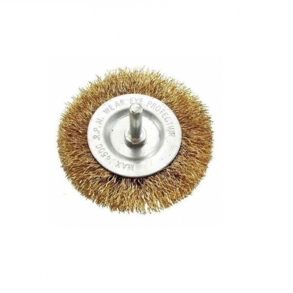 mandrel mounted brush wheel