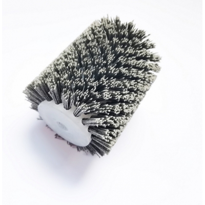  Tufted Abrasive Nylon Bristle Roller Brush