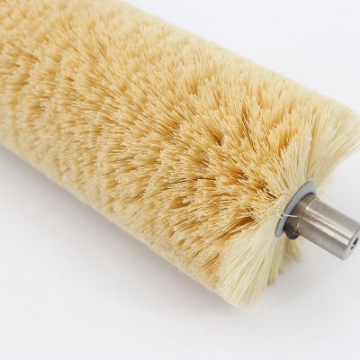 Tampico Fiber Natural Sisal Bristle Polishing Strip Cylindrical Spiral Brush Roller