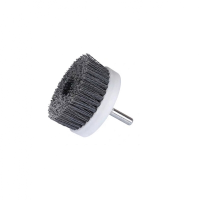 Stem Mounted Nylon Disc Brush for Deburring