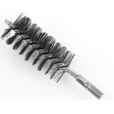 Thread connect steel wire twisted pipe cleaning boiler tube brush