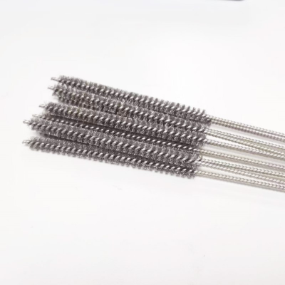 Customized stainless steel wire boiler chimney descaling cleaning pipe tube brush