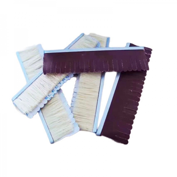 sandpaper and sisal brush