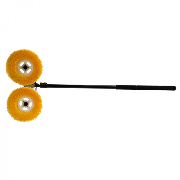 solar panel rotating brush