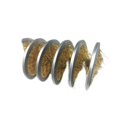 5 Coil Inverted Brass Spiral Brush