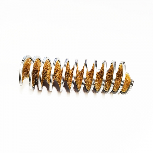 Inward spiral brush,