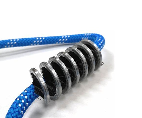 spiral rope cleaning brush,
